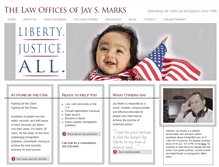 Tablet Screenshot of marksjustice.com